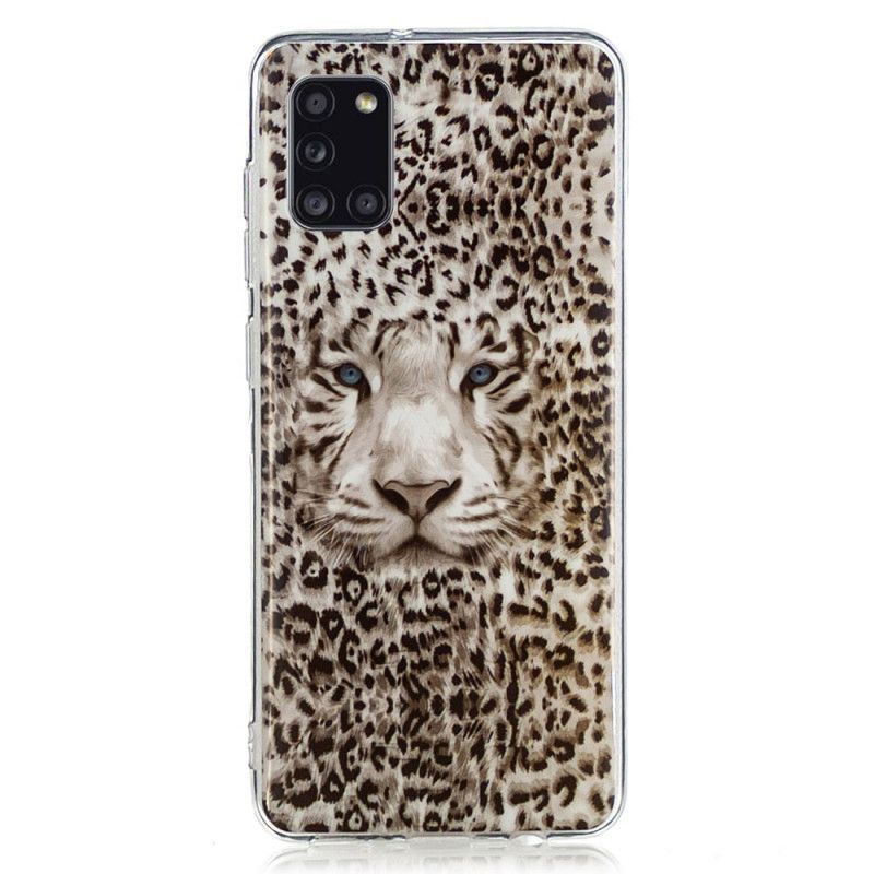 Samsung Galaxy A431 Fluorescenční Leopardí Pouzdro