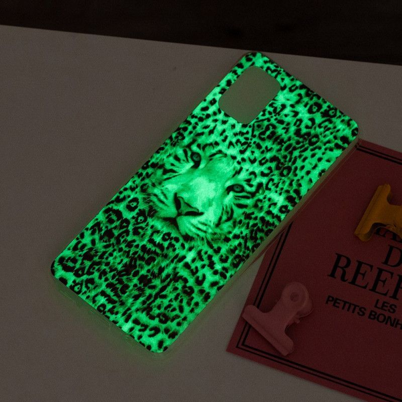 Samsung Galaxy A431 Fluorescenční Leopardí Pouzdro