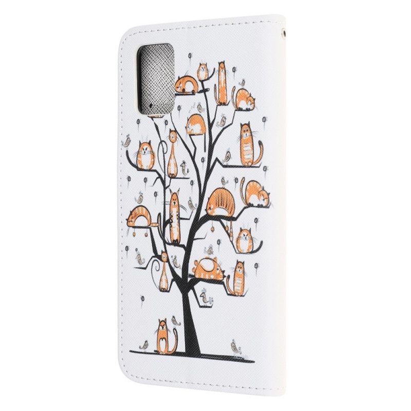 Samsung Galaxy A432 5g Funky Cats Pouzdro S Popruhem