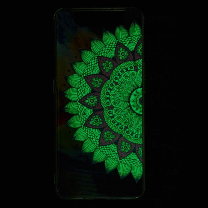 Samsung Galaxy A90 / A80 Barevné Fluorescenční Pouzdro Na Mandalu