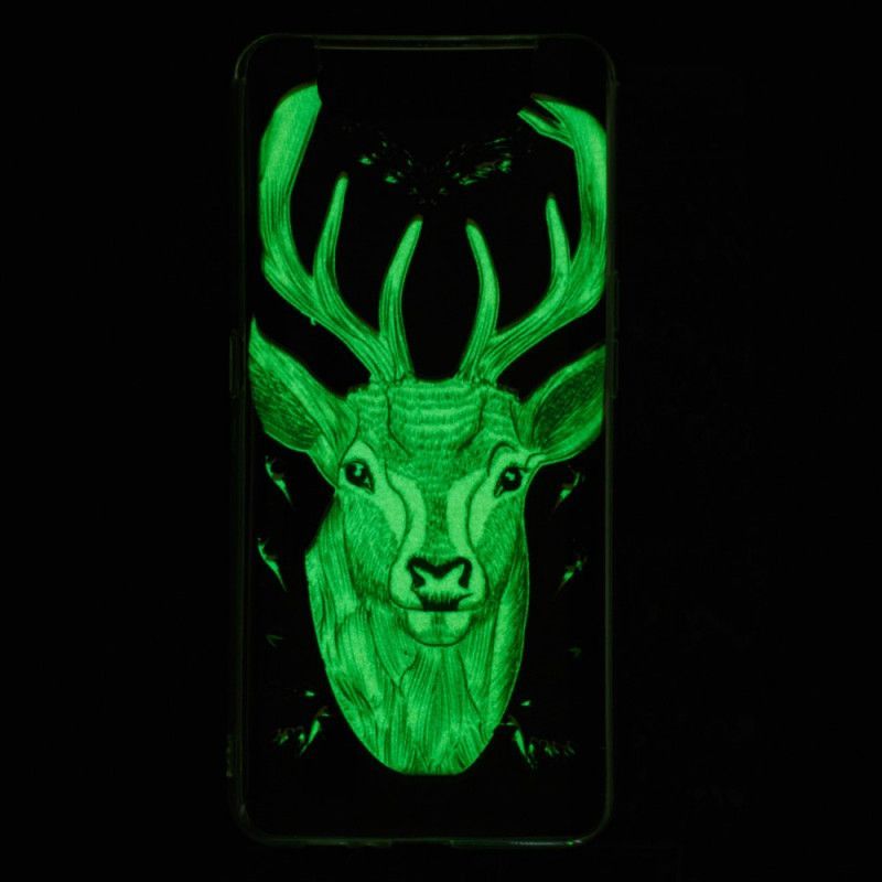 Samsung Galaxy A90 / A80 Fluorescenční Majestátní Pouzdro Na Jelena