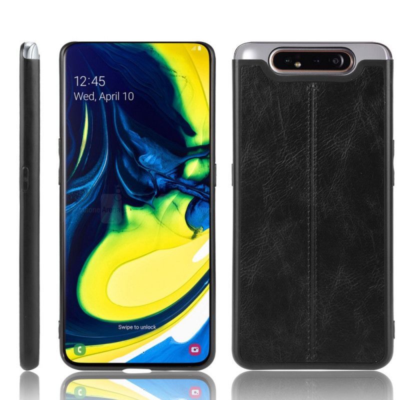 Samsung Galaxy A90 / A80 Prošívané Kožené Pouzdro