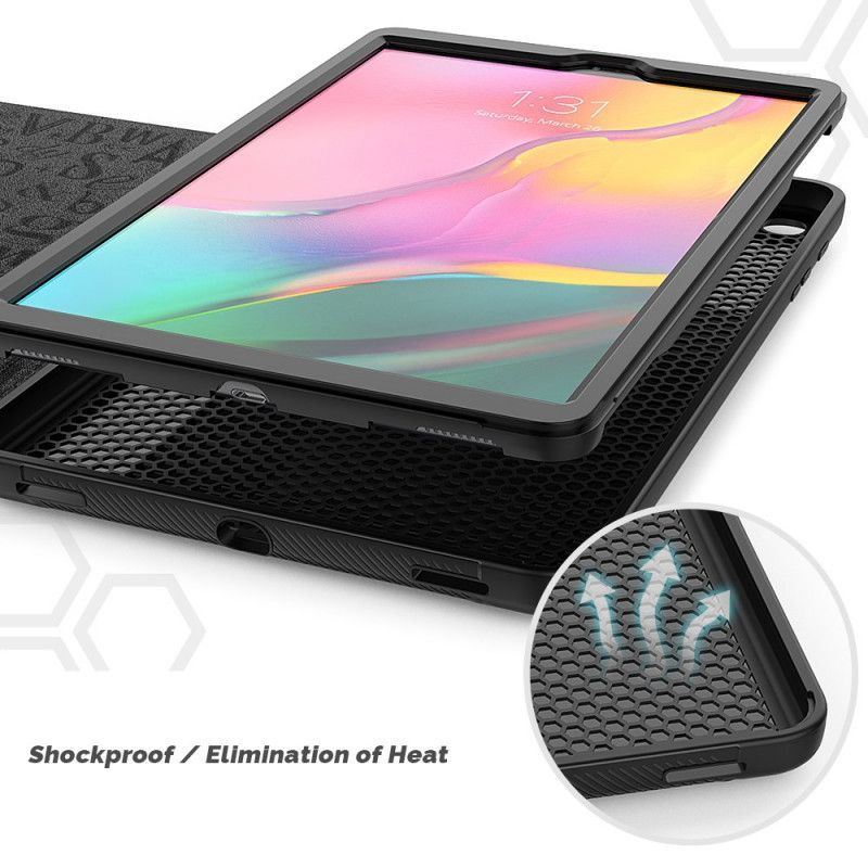 Samsung Galaxy Tab A 101 (2019) Magnetické Pouzdro S Podporou Více Úhlů