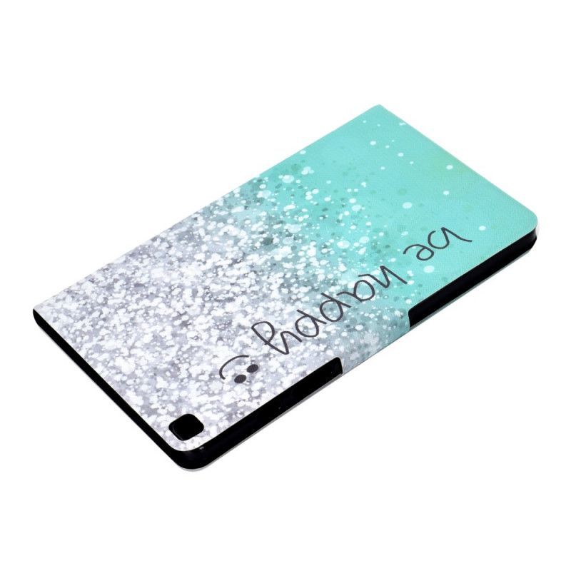 Samsung Galaxy Tab A 8.0 (2019) Be Happy Glitter Cover