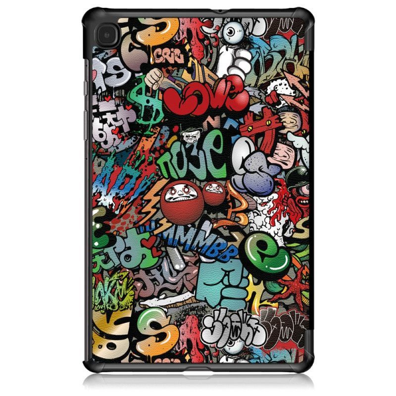 Vyztužené Graffiti Kryt Samsung Galaxy Tab S6 Lite Chytré Pouzdro