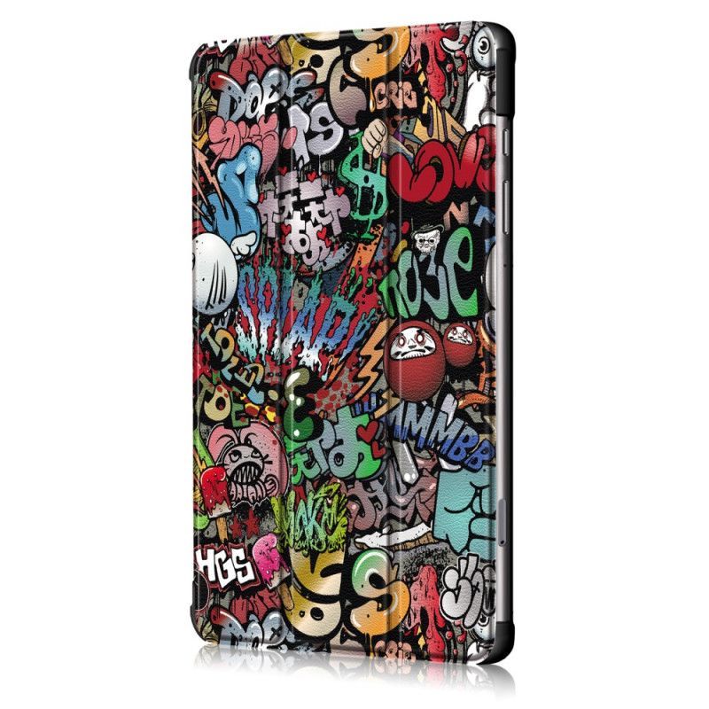 Vyztužené Graffiti Kryt Samsung Galaxy Tab S6 Lite Chytré Pouzdro