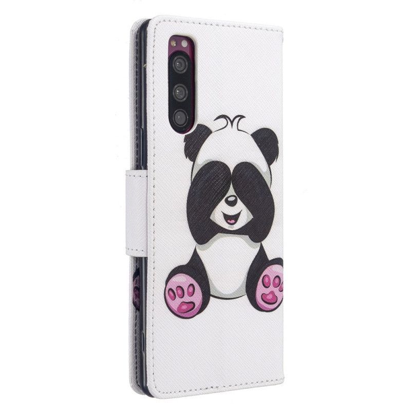 Flipové Pouzdro Sony Xperia 5 Panda Zábava