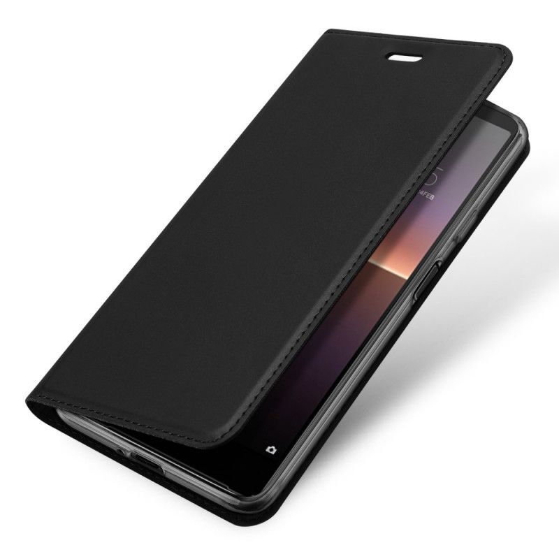 Kožené Pouzdro Folio Na Sony Xperia 10 Ii Kůže Pro Dux Ducis