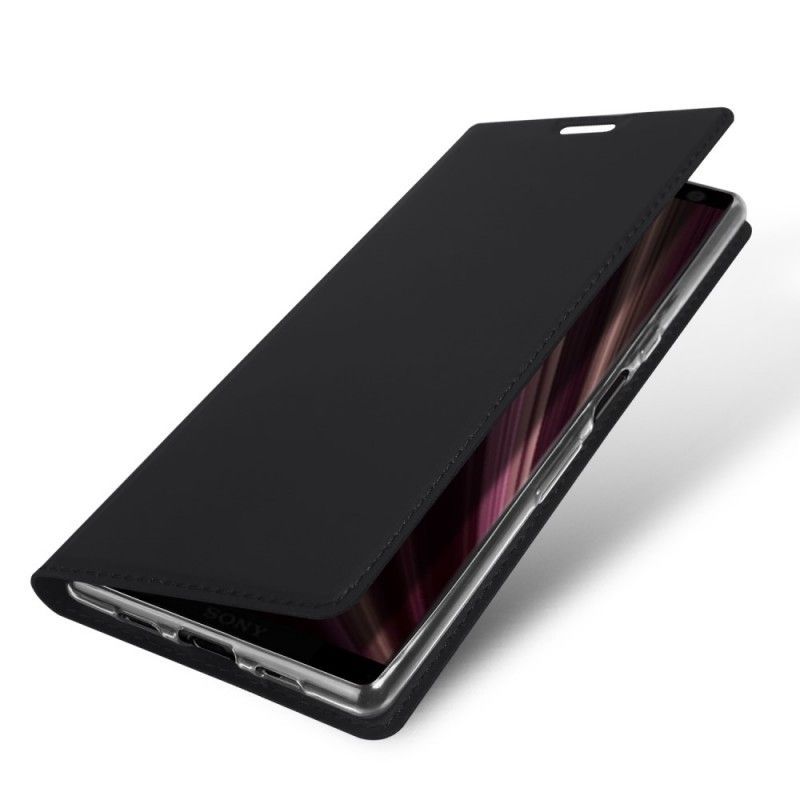 Kožené Pouzdro Folio Na Sony Xperia 10 Série První Třídy