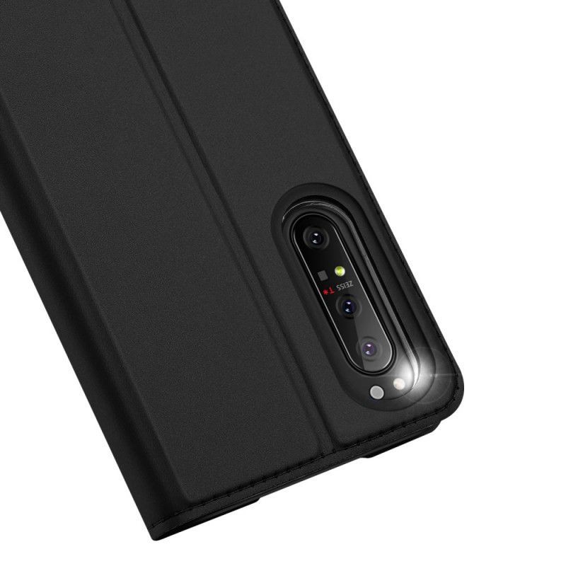 Kožené Pouzdro Folio Sony Xperia 1 Ii Kůže Pro Dux Ducis