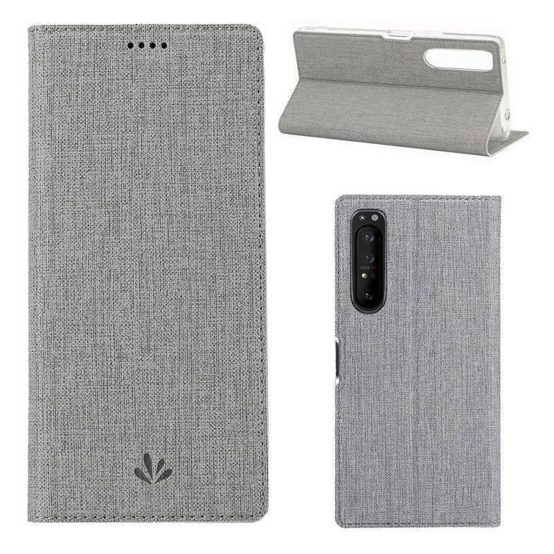 Kožené Pouzdro Folio Sony Xperia 1 Ii Vili Dmx S Texturou