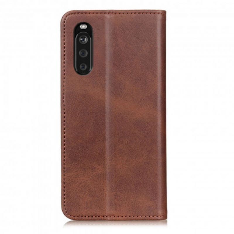 Kožené Pouzdro Folio Sony Xperia 10 Iii Elegantní Štípenka