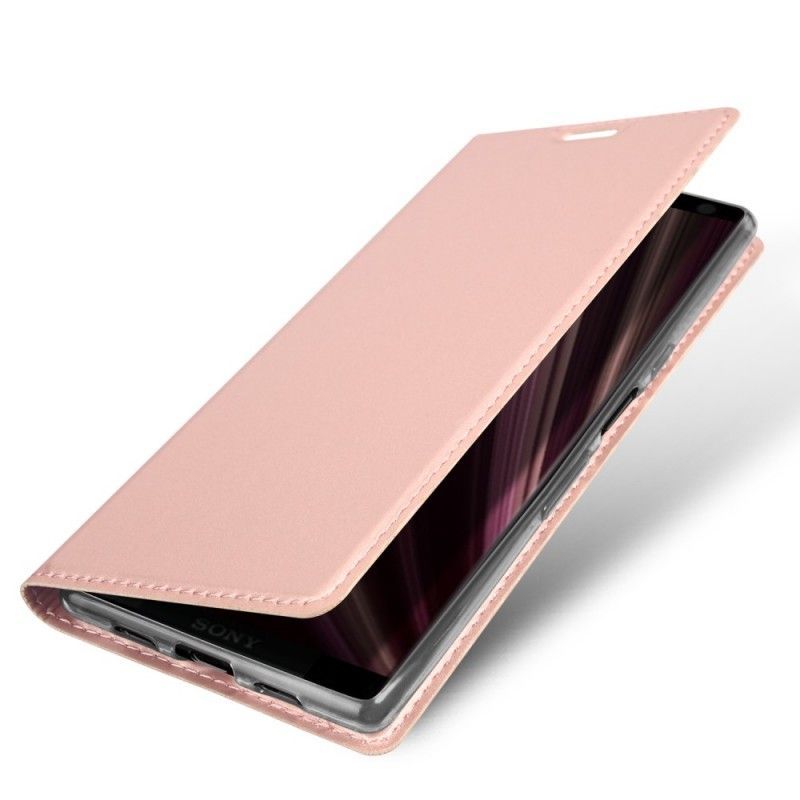 Kožené Pouzdro Folio Sony Xperia 10 Plus Série První Třídy