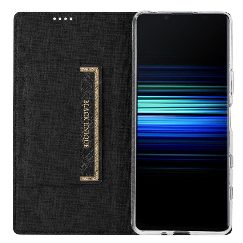 Kožené Pouzdro Folio Sony Xperia 5 Ii Vili Dmx S Texturou