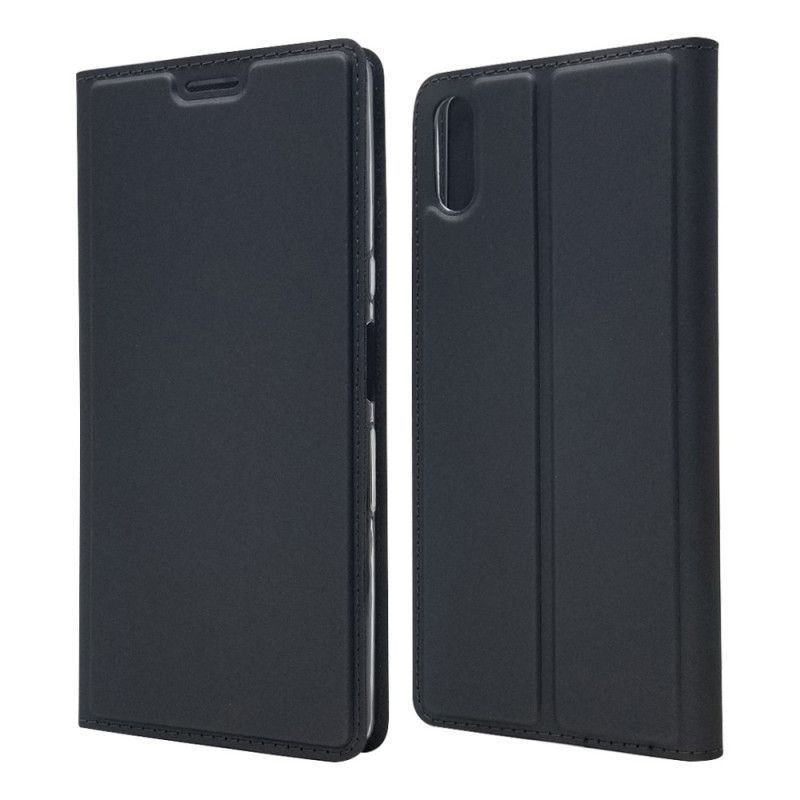 Kožené Pouzdro Folio Sony Xperia L3 Magnetická Spona