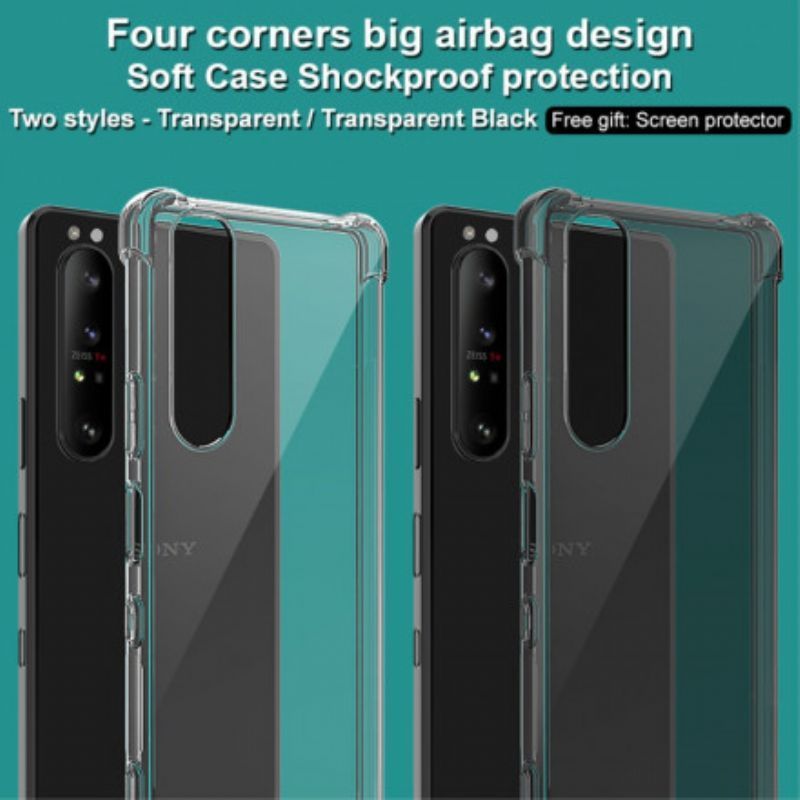 Kryt Na Sony Xperia 1 Iii Transparentní S Filmem Imak Screen