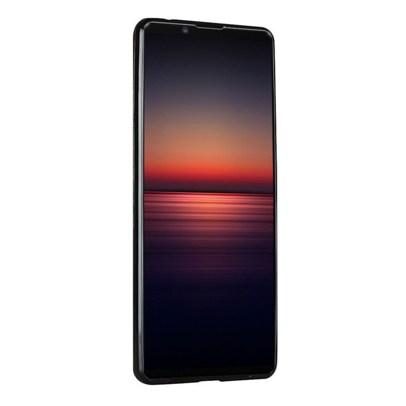 Kryt Sony Xperia 1 Ii Řemínek Z Pravé Kůže A Držák Na Karty