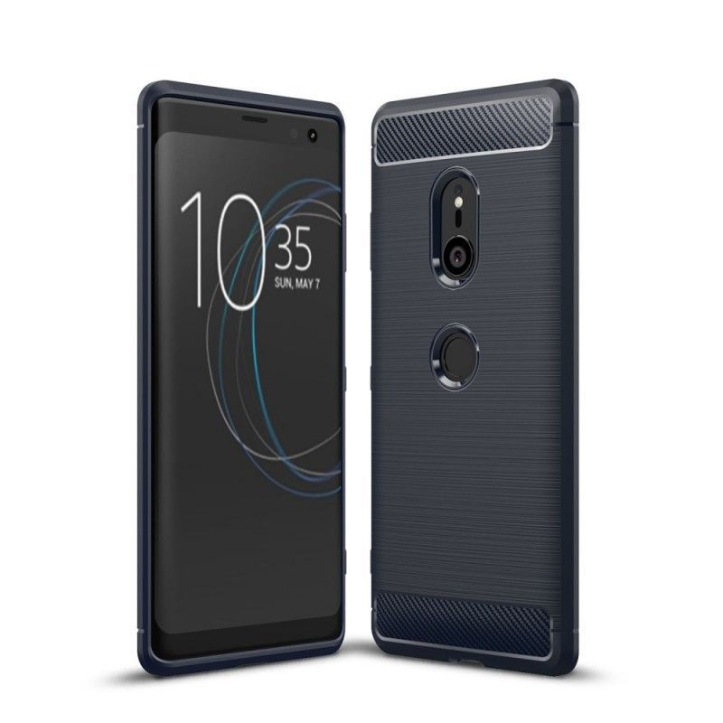 Kryt Sony Xperia Xz3 Kartáčované Uhlíkové Vlákno