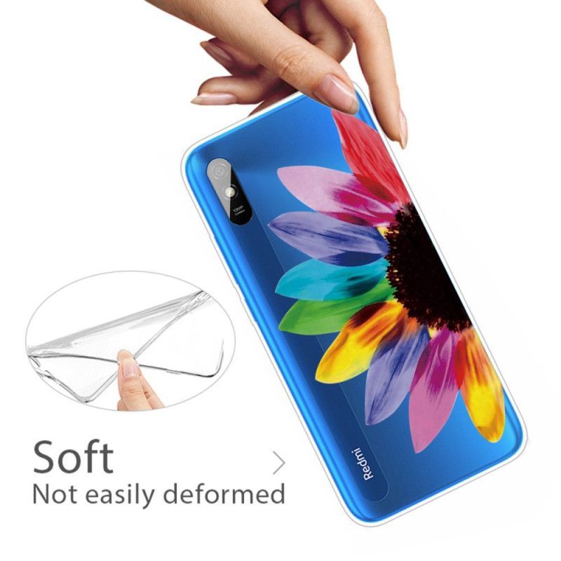 Barevný Květ Redmi 9a Pouzdro