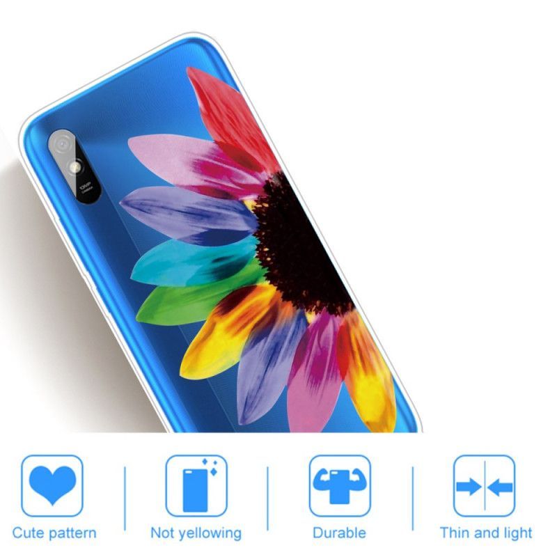 Barevný Květ Redmi 9a Pouzdro