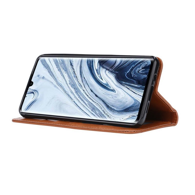 Flip Cover Xiaomi Mi Note 10 / Note 10 Profesionální Držák Na Karty Z Umělé Kůže