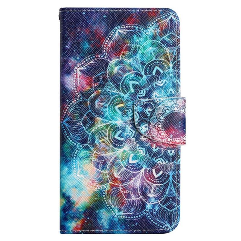 Flipové Pouzdro Na Xiaomi 12T / 12T Pro Na Lana Okázalá Strappy Mandala