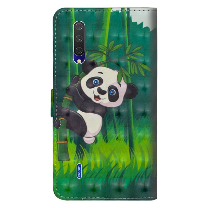 Flipové Pouzdro Na Xiaomi Mi 9 Lite Panda A Bambus