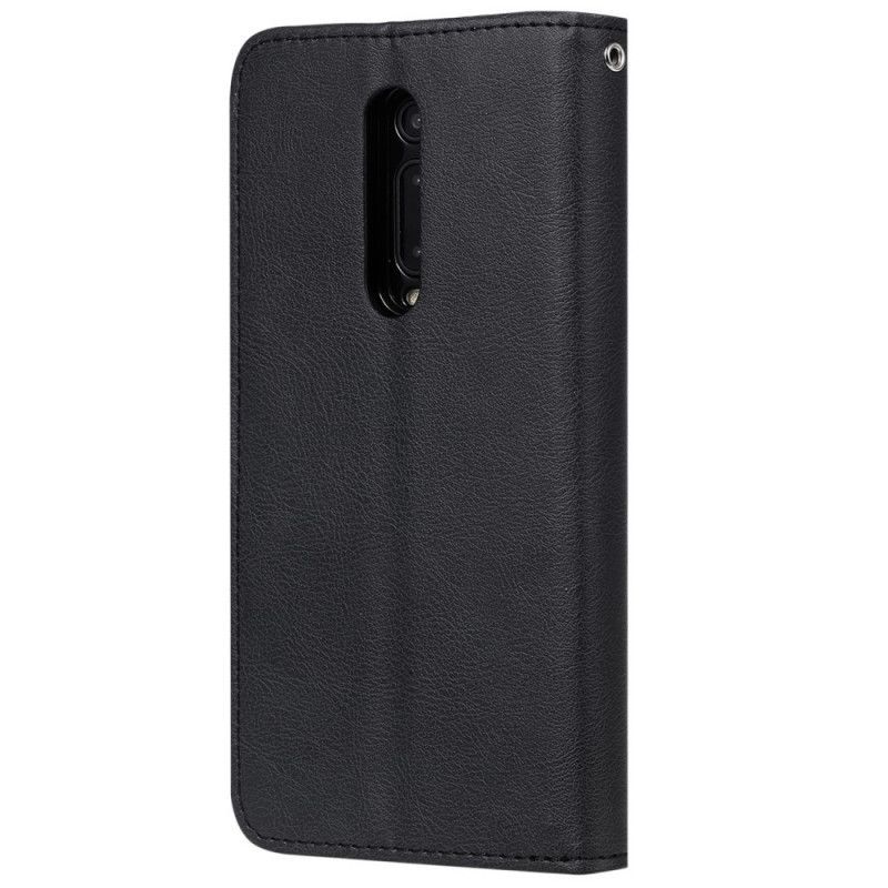 Flipové Pouzdro Na Xiaomi Mi 9t / Mi 9t Pro Skořepina Odnímatelného Popruhu