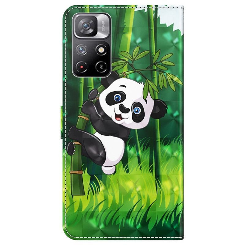 Flipové Pouzdro Na Xiaomi Redmi Note 11 / Poco M4 Pro 5g Panda A Bambus