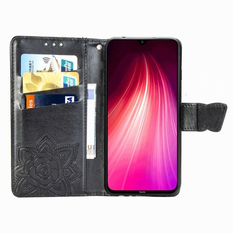 Flipové Pouzdro Na Xiaomi Redmi Note 8t Poloviční Motýli