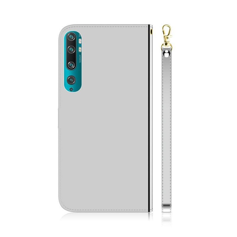 Flipové Pouzdro Xiaomi Mi 10 / 10 Pro Kryt Zrcátka Z Umělé Kůže