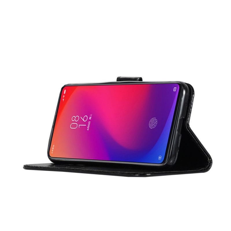 Flipové Pouzdro Xiaomi Mi 9t / Mi 9t Pro Starý Kožený Řemínek