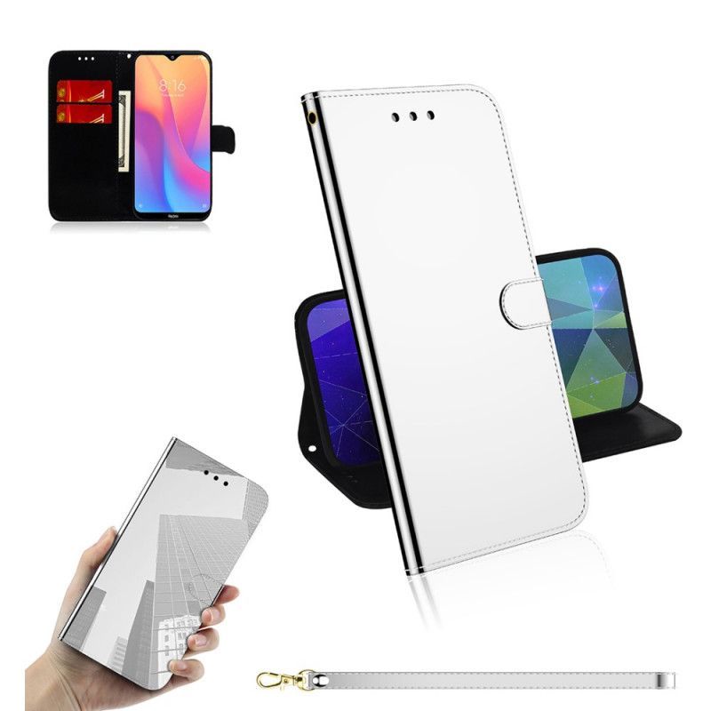 Flipové Pouzdro Xiaomi Redmi 8 Kryt Zrcátka Z Umělé Kůže