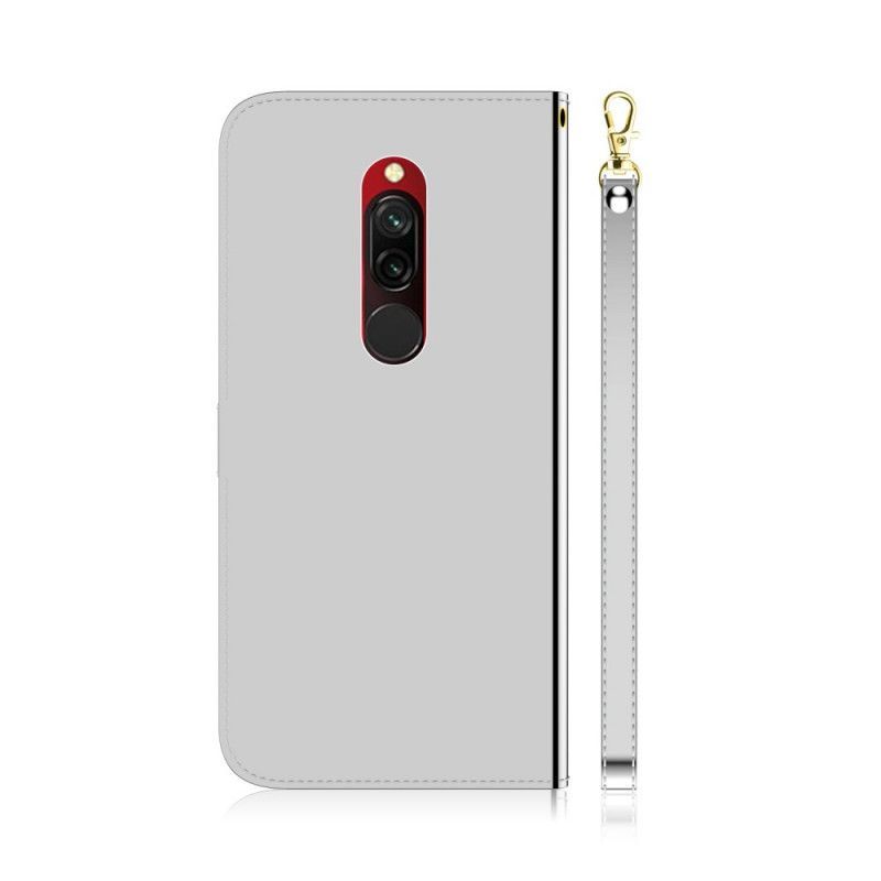 Flipové Pouzdro Xiaomi Redmi 8 Kryt Zrcátka Z Umělé Kůže