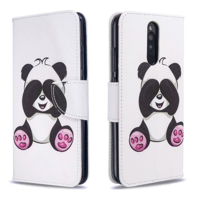 Flipové Pouzdro Xiaomi Redmi 8 Panda Zábava