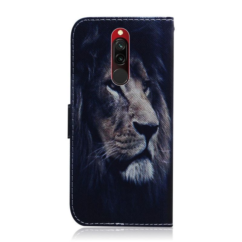 Flipové Pouzdro Xiaomi Redmi 8 Snící Lev