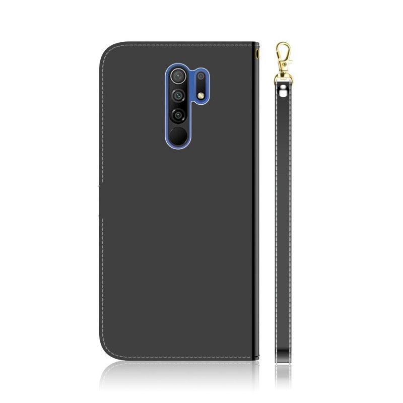 Flipové Pouzdro Xiaomi Redmi 9 Kryt Zrcátka Z Umělé Kůže