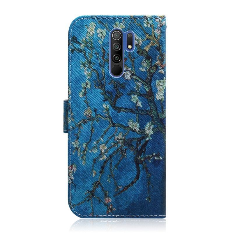 Flipové Pouzdro Xiaomi Redmi 9 Kvetoucí Větev Stromu