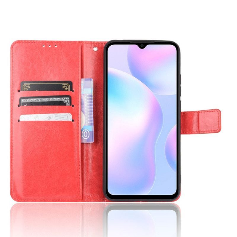 Flipové Pouzdro Xiaomi Redmi 9a Lesklá Imitace Kůže