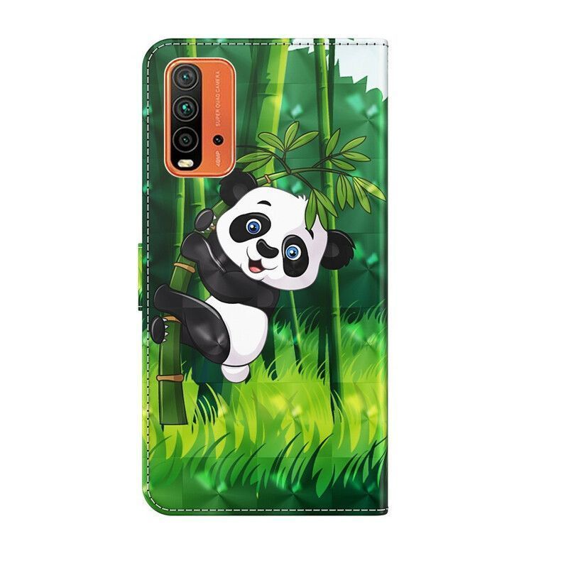 Flipové Pouzdro Xiaomi Redmi 9t Panda A Bambus