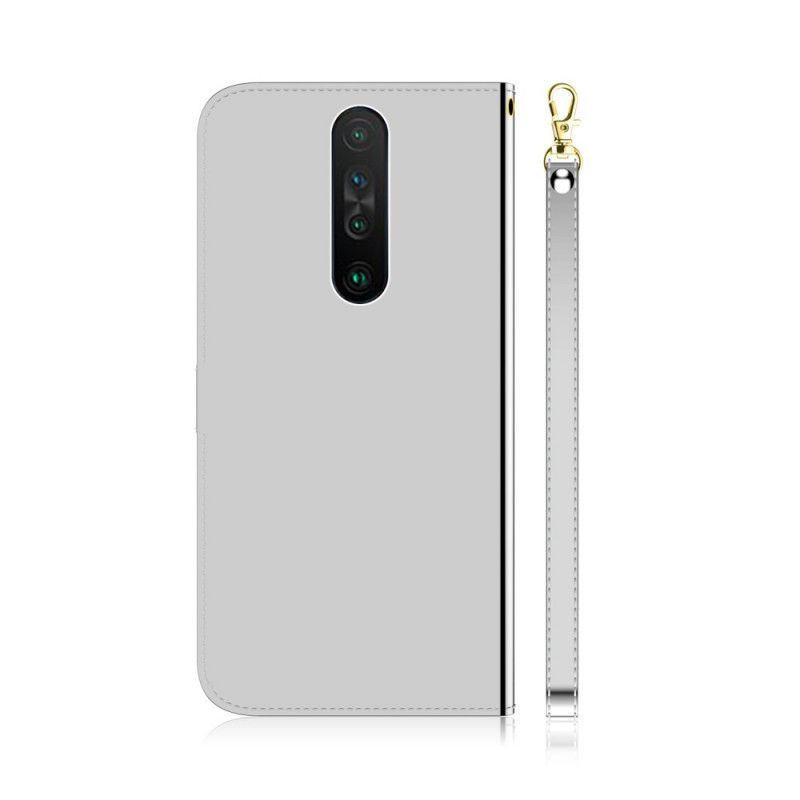 Flipové Pouzdro Xiaomi Redmi K30 Kryt Zrcátka Z Umělé Kůže