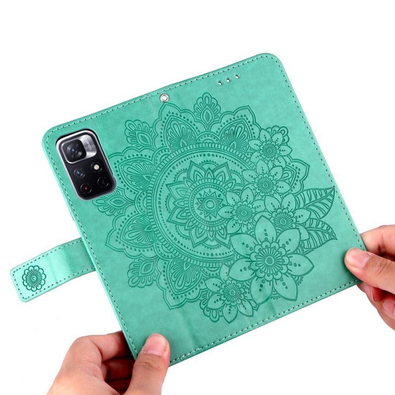 Flipové Pouzdro Xiaomi Redmi Note 11 / Poco M4 Pro 5g Květinová Mandala