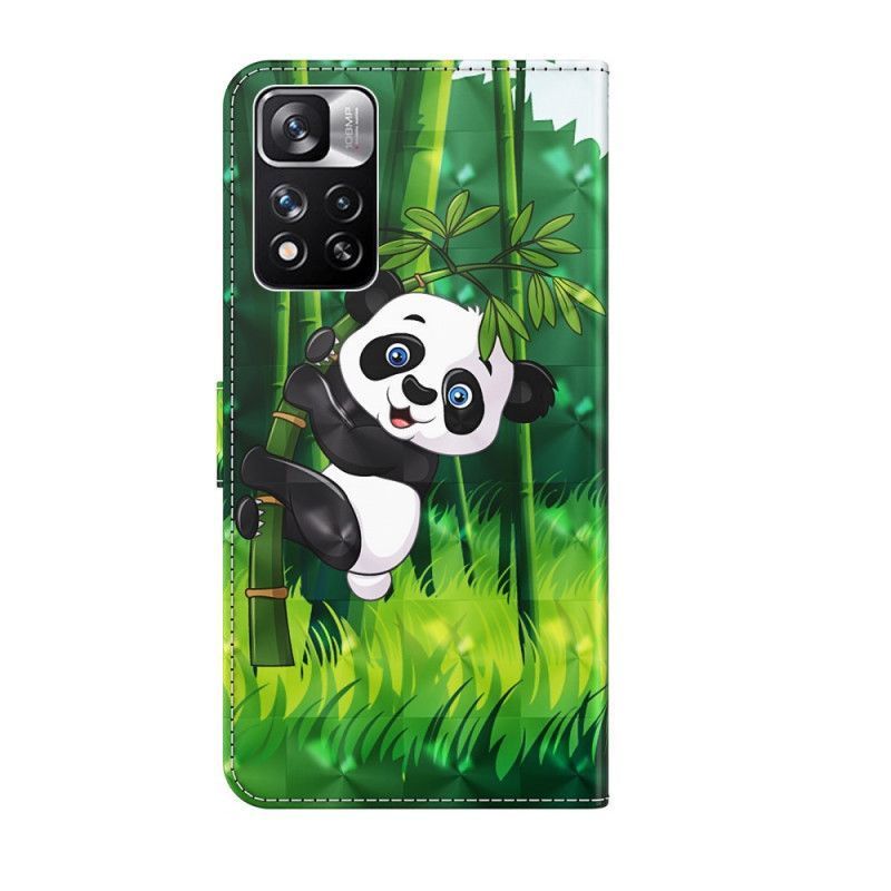 Flipové Pouzdro Xiaomi Redmi Note 11 Pro / Note 11 Pro Plus Panda A Bambus