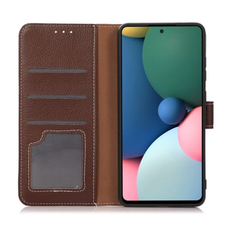 Flipové Pouzdro Xiaomi Redmi Note 11 Pro / Note 11 Pro Plus Prošívání S Efektem Kůže Litchi