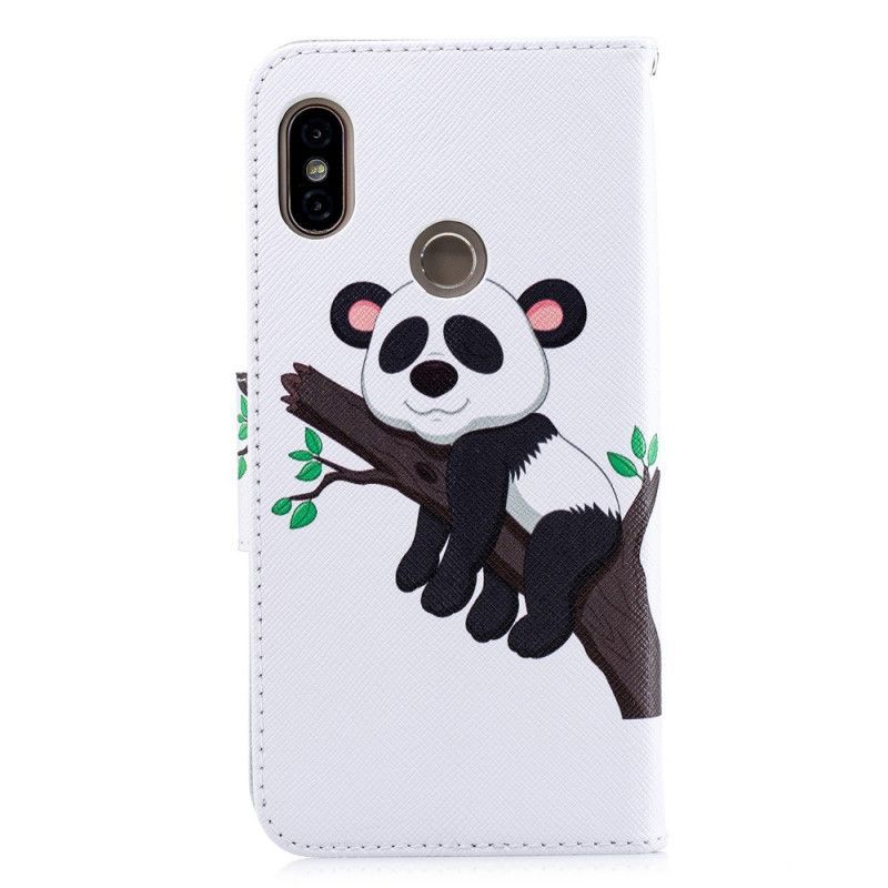 Flipové Pouzdro Xiaomi Redmi Note 5 Líná Panda