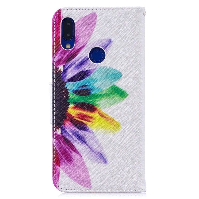 Flipové Pouzdro Xiaomi Redmi Note 7 Akvarelová Květina