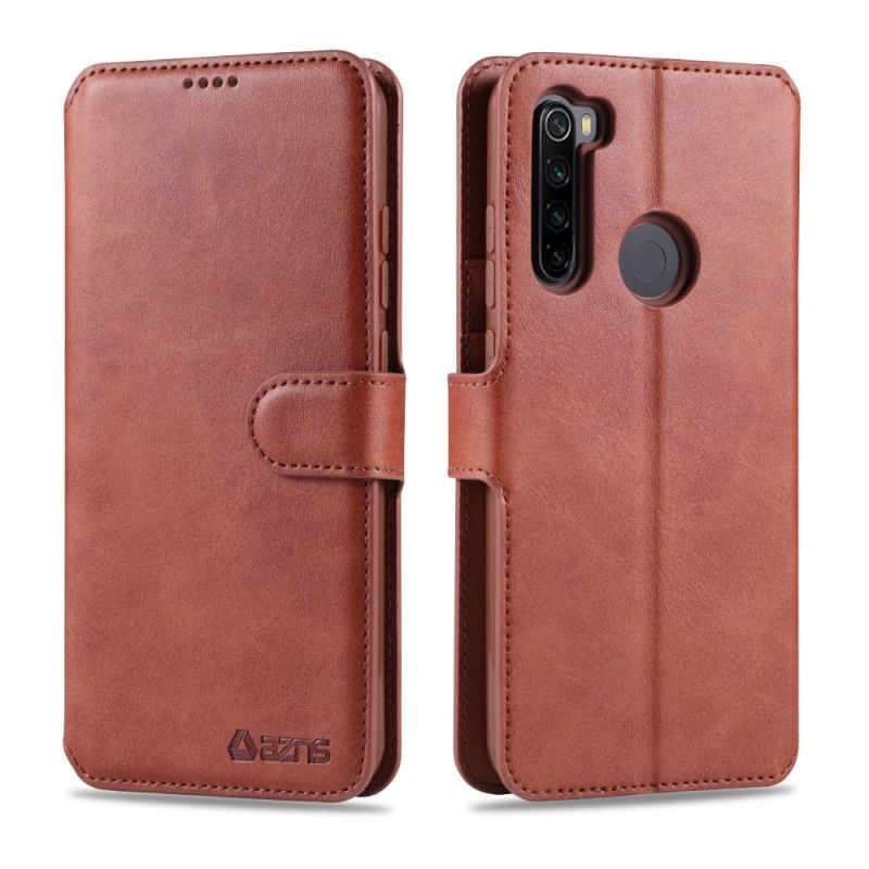 Flipové Pouzdro Xiaomi Redmi Note 8 Azns Kožený Efekt