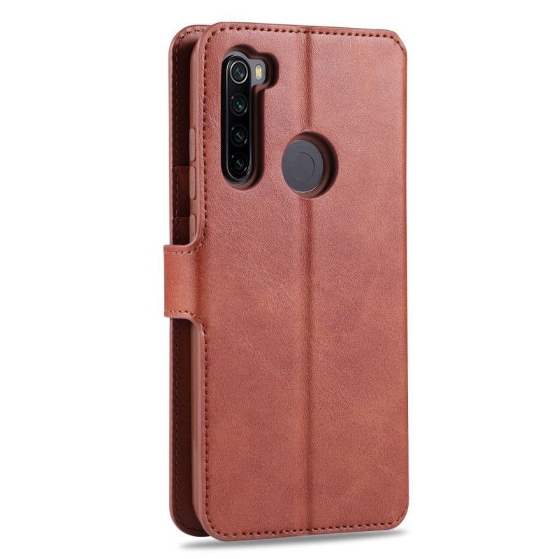 Flipové Pouzdro Xiaomi Redmi Note 8 Azns Kožený Efekt