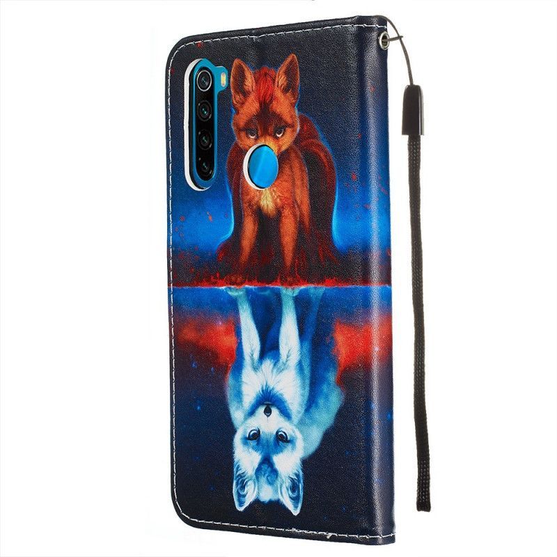 Flipové Pouzdro Xiaomi Redmi Note 8 Odraz Psa Juliena S Popruhem