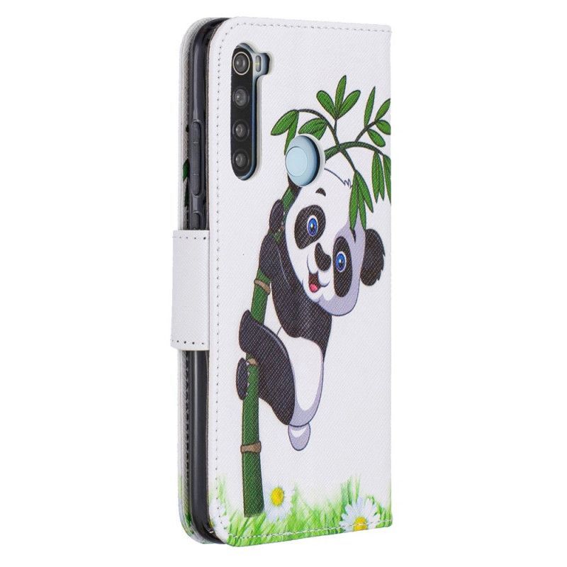 Flipové Pouzdro Xiaomi Redmi Note 8 Panda Na Bambusu